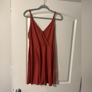 Mossimo Supply Co. Rust Mini Dress